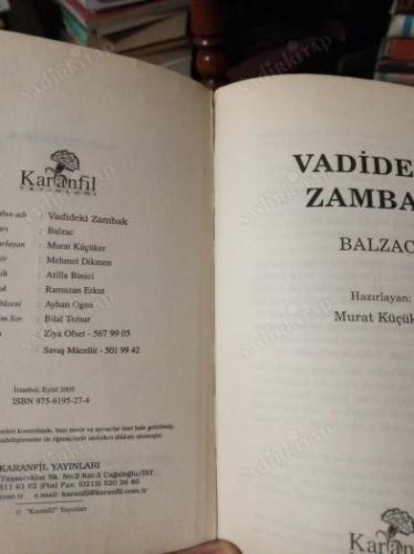 VADİDEKİ ZAMBAK