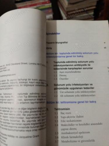 TELİTROMİSİN VE TOPLUMDA EDİNİLMİŞ SOLUNUM YOLU İNFEKSİYONLARI CEP KİTABI