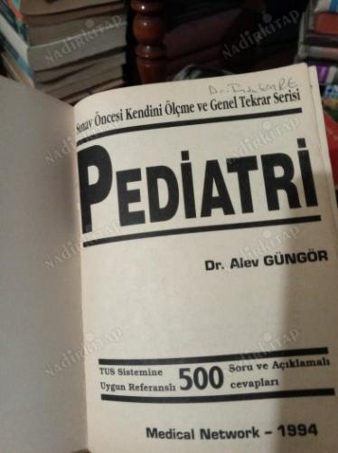PEDİATRİ sınav öncesi kendini ölçme ve genel tekrar serisi