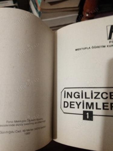 İNGİLİZCE DEYİMLER 1 - ÖRNEK CÜMLELER İÇİNDE KULLANILIŞ VE TÜRKÇE KARŞILIKLARIYLA