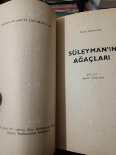 SÜLEYMANIN AĞAÇLARI