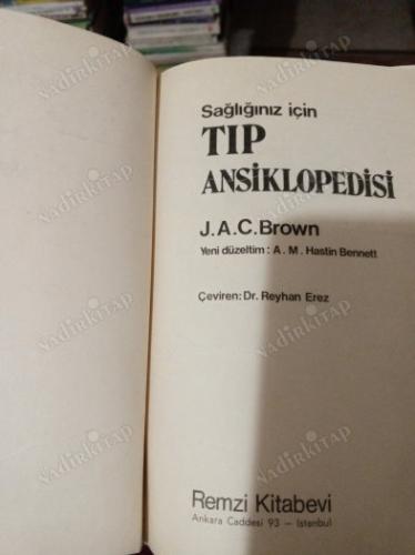 SAĞLIĞINIZ İÇİN TIP ANSİKLOPEDİSİ