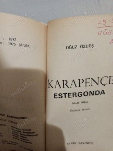 KARAPENÇE ESTERGONDA - 2. KİTAP