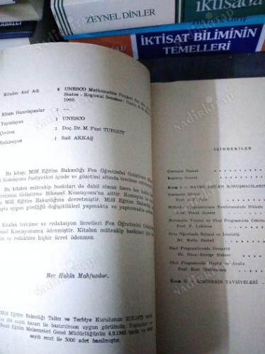 MATEMATİK ÖĞRETİMİNİN MODERNLEŞTİRİLMESİ