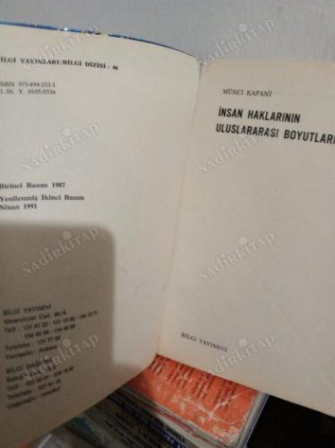 İNSAN HAKLARININ ULUSLARARASI BOYUTLARI