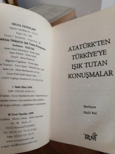 Atatürk'ten Türkiye'ye Işık Tutan Konuşmalar