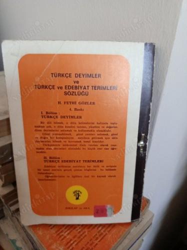 Türkçe Deyimler, Türkçe ve Edebiyat Terimleri Sözlüğü