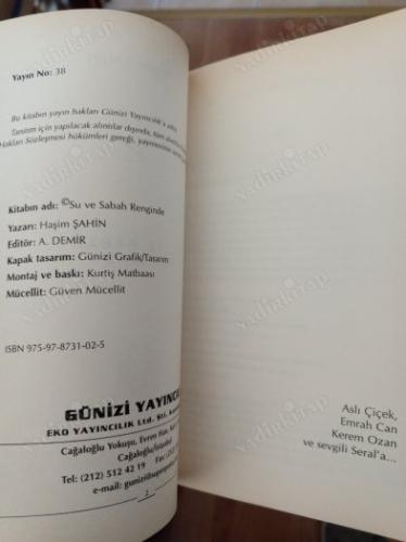 SU VE SABAH RENGİNDE