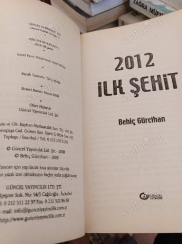 2012 İLK ŞEHİT