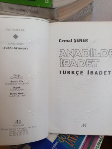 ANADİLDE İBADET TÜRKÇE İBADET