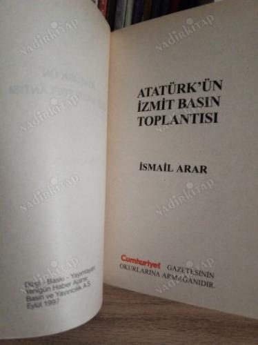 ATATÜRK'ÜN İZMİT BASIN TOPLANTISI