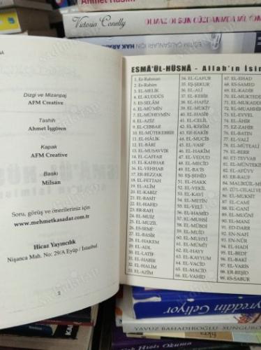 ESMA'ÜL - HÜSNA ALLAH'IN İSİMLERİ