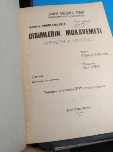 Teori ve Problemlerle Cisimlerin Mukavemeti
