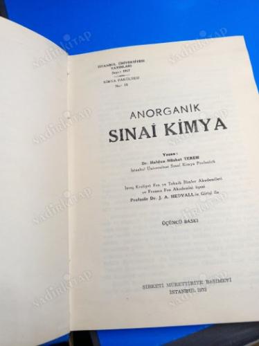ANORGANİK SINAİ KİMYA