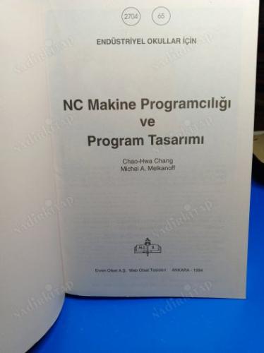 Endüstriyel Okullar İçin NC Makine Programcılığı ve Program Tasarımı