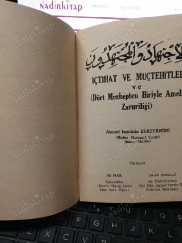 İÇTİHAT VE MÜCTEHİTLER