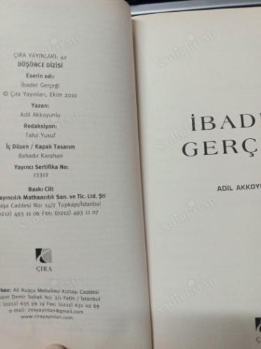 İBADET GERÇEĞİ