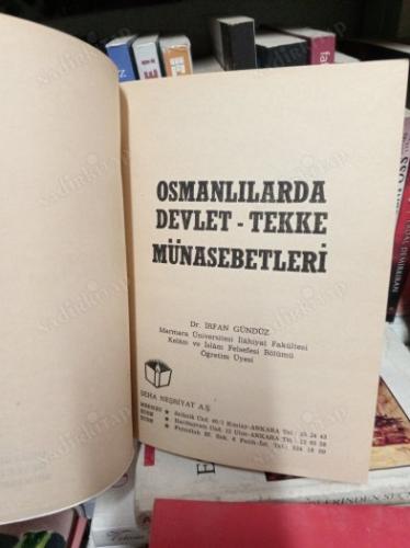 Osmanlılarda Devlet Tekke Münasebetleri