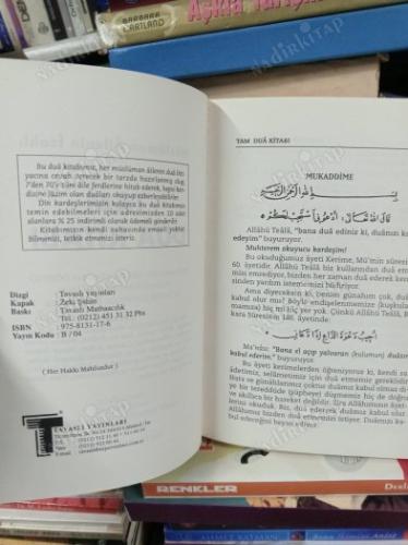 MÜSLÜMAN AİLENİN İZAHLI TAM DUA KİTABI
