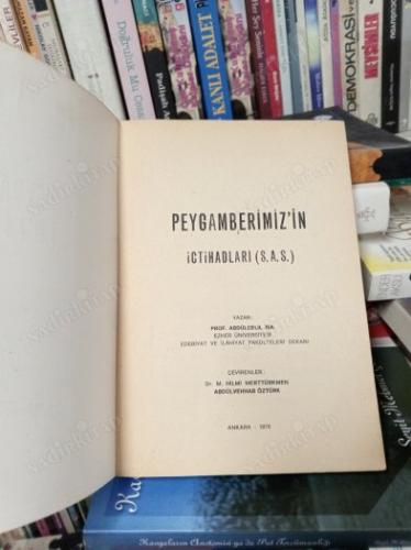 PEYGAMBERİMİZİN İCTİHATLARI