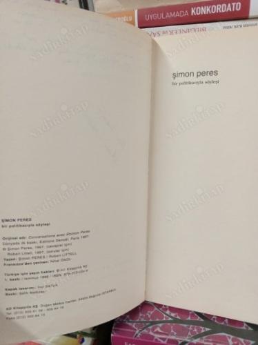 BİR POLİTİKACIYLA SÖYLEŞİ ŞİMON PERES