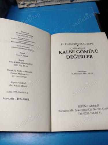 Çanakkale Kalbe Gömülü Değerler