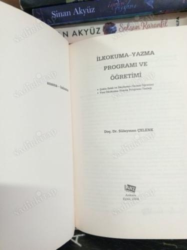 İlkokuma-Yazma Programı ve Öğretimi