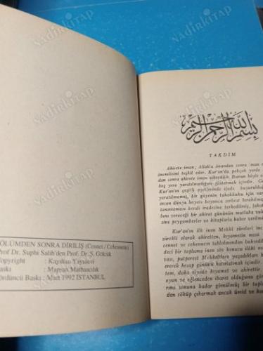 ÖLÜMDEN SONRA DİRİLİŞ