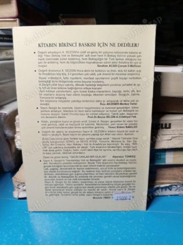 HACI BEKTAŞ VELİ VE BEKTAŞİLİK