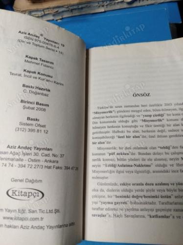 MİSYONERLİKTEN DİYALOĞA TÜRKİYE
