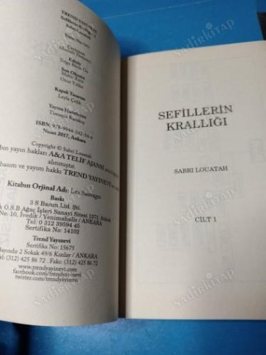 Sefillerin Krallığı Cilt 1