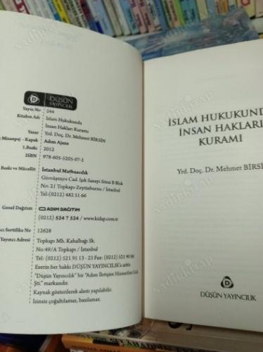 İSLAM HUKUKUNDA İNSAN HAKLARI KURAMI