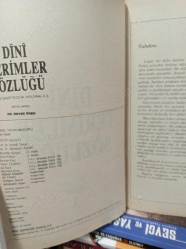 DİNİ TERİMLER SÖZLÜĞÜ 1 VE 2. CİLT TAM TAKIM
