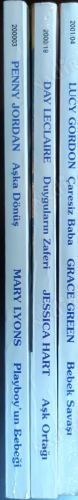 HARLEQUIN Yasemin Beyaz Dizi 3 Adet Kitap