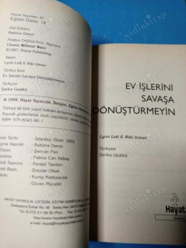 EV İŞLERİNİ SAVAŞA DÖNÜŞTÜRMEYİN - AİLE İÇİ İŞBİRLİĞİNİ GELİŞTİRME YÖNTEMLERİ