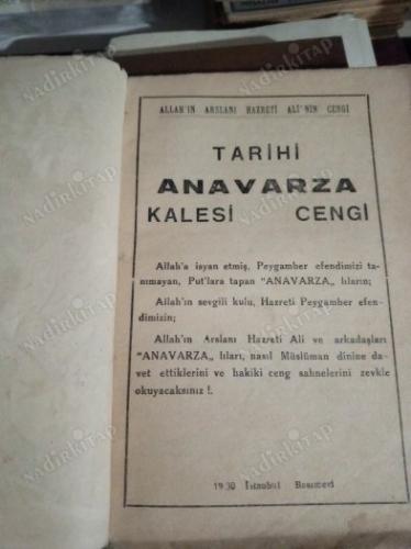 HAZRETİ ALİ ANAVARZA KALESİ CENGİ