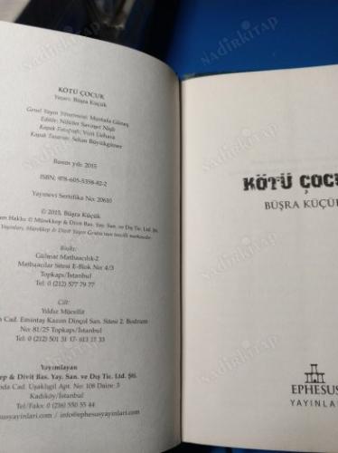 KÖTÜ ÇOCUK 1 (CİLTLİ ŞÖMİZLİ)