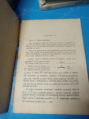 LİNEER CEBİR 4. FASİKÜL VEKTÖRLER