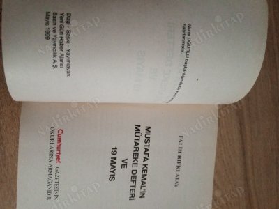 M. KEMAL'İN MÜTAREKE DEFTERİ VE 19 MAYIS