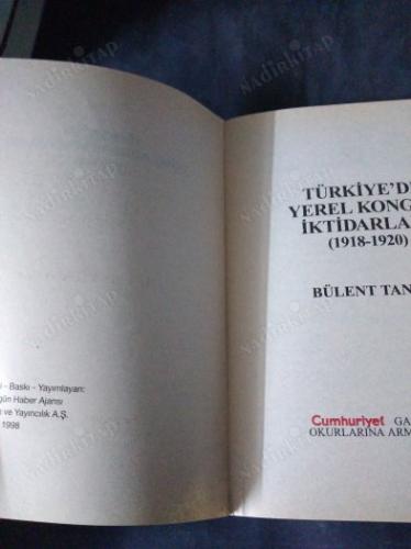 Türkiye'de Yerel Kongre İktidarları (1918-1920) / Cumhuriyet