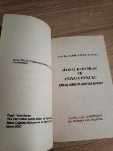 SİYASAL KURUMLAR VE ANAYASA HUKUKU