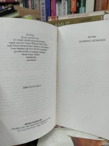 ANADOLU GÜNLÜĞÜ