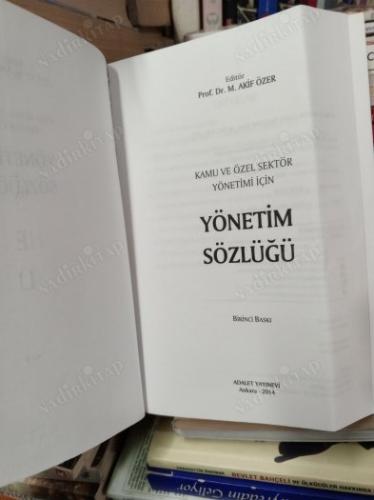 KAMU VE ÖZEL SEKTÖR YÖNETİMİ İÇİN YÖNETİM SÖZLÜĞÜ