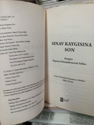 SINAV KAYGISINA SON
