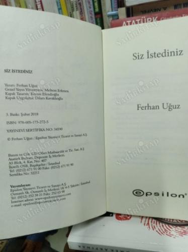 Siz İstediniz