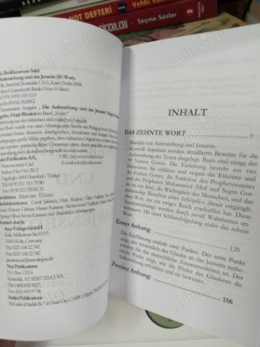 DIE AUFERSTEHUNG UND DAS JENSEITS(HAŞİR RİSALESİ)