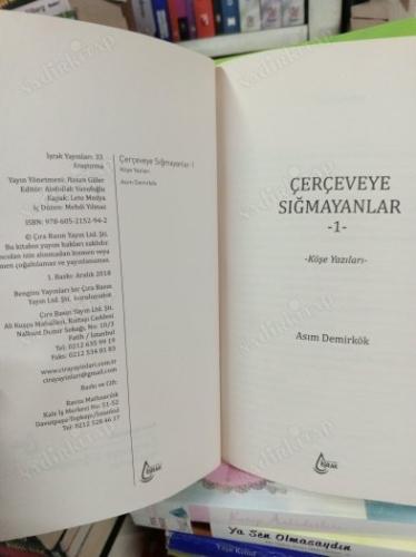 ÇERÇEVEYE SIĞMAYANLAR 2 CİLT TAKIM- KÖŞE YAZILARI