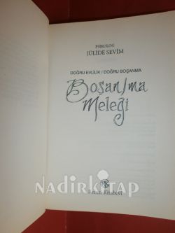 BOŞANMA MELEĞİ - DOĞRU EVLİLİK / DOĞRU BOŞANMA** BİRİNCİ BASIM**