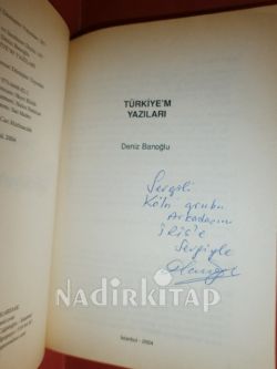 TÜRKİYE'M YAZILARI- İMZALI.