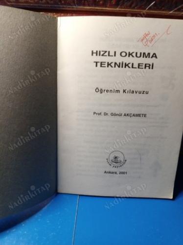 HIZLI OKUMA TEKNİKLERİ ÖĞRENİM KILAVUZU